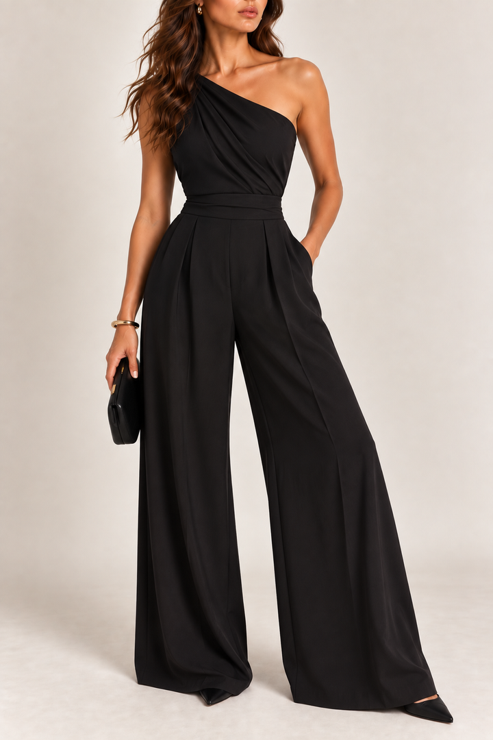 Zoe One Shoulder Jumpsuit