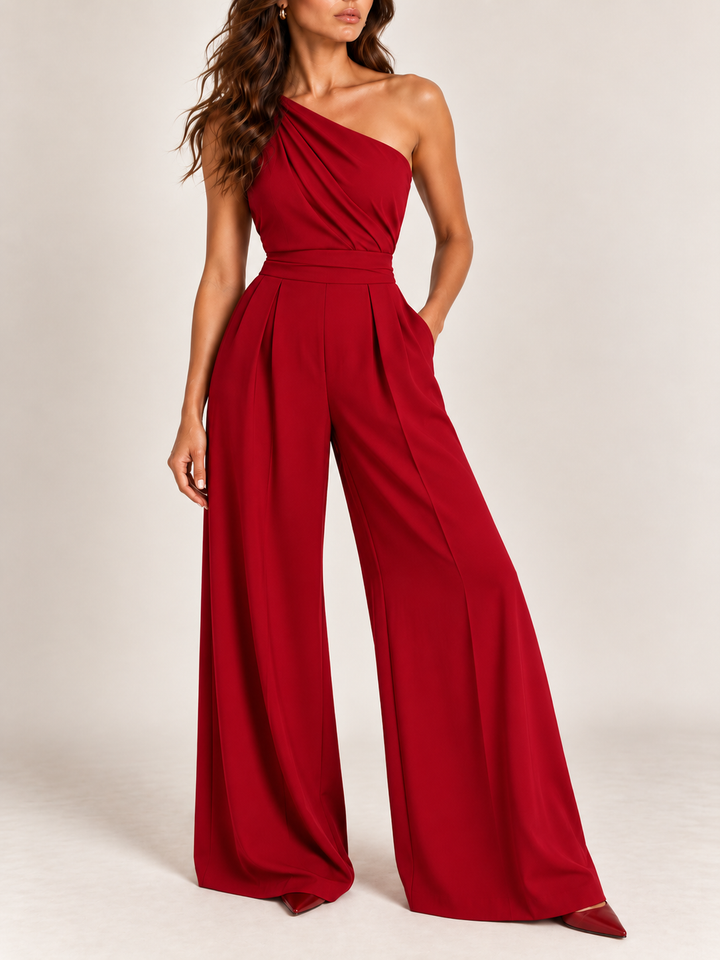 Zoe One Shoulder Jumpsuit