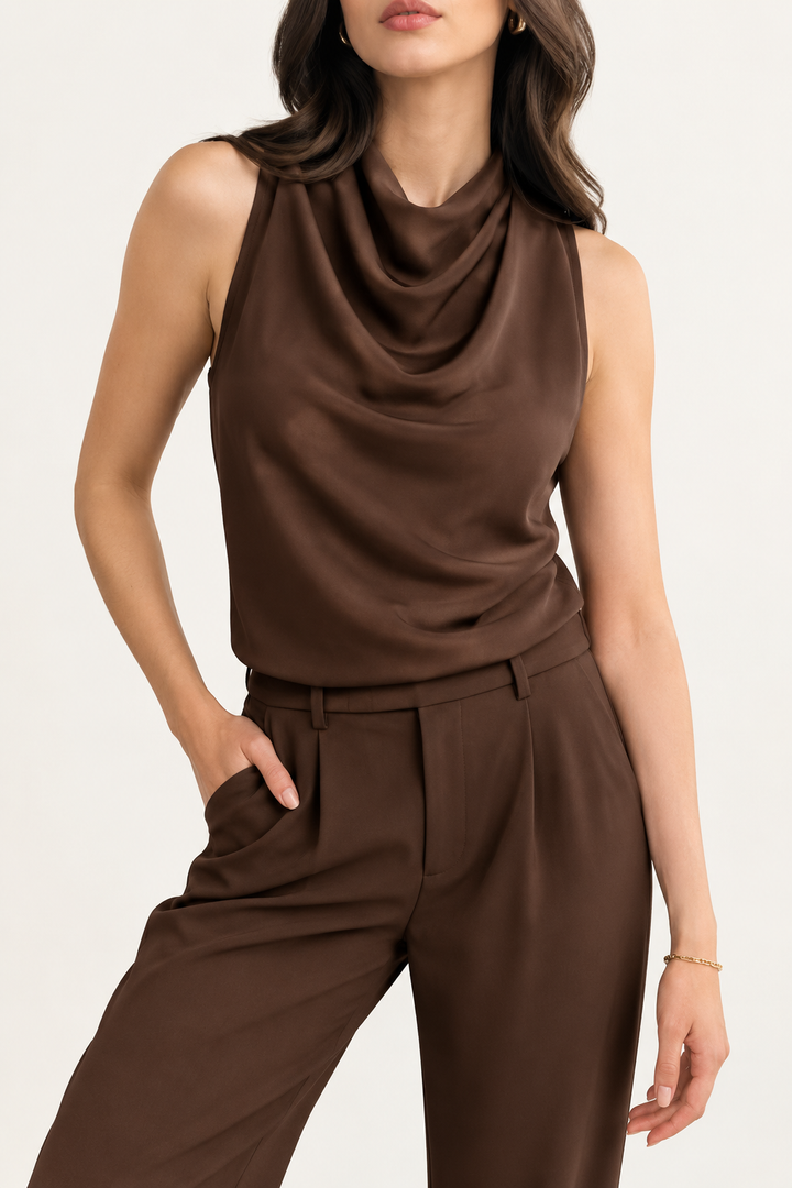 Sophie Draped Sleeveless Top